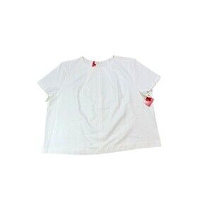 SPANX The Perfect Funnel Top Powder Cream Short Sleeve Size 3X Office Work Plus